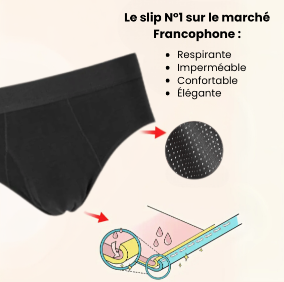Slip d’incontinence ultra-absorbant Homme N°1