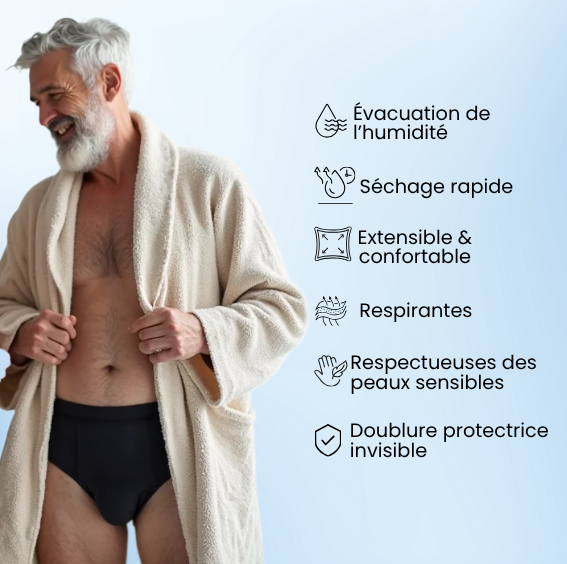 Slip d’incontinence ultra-absorbant Homme N°1